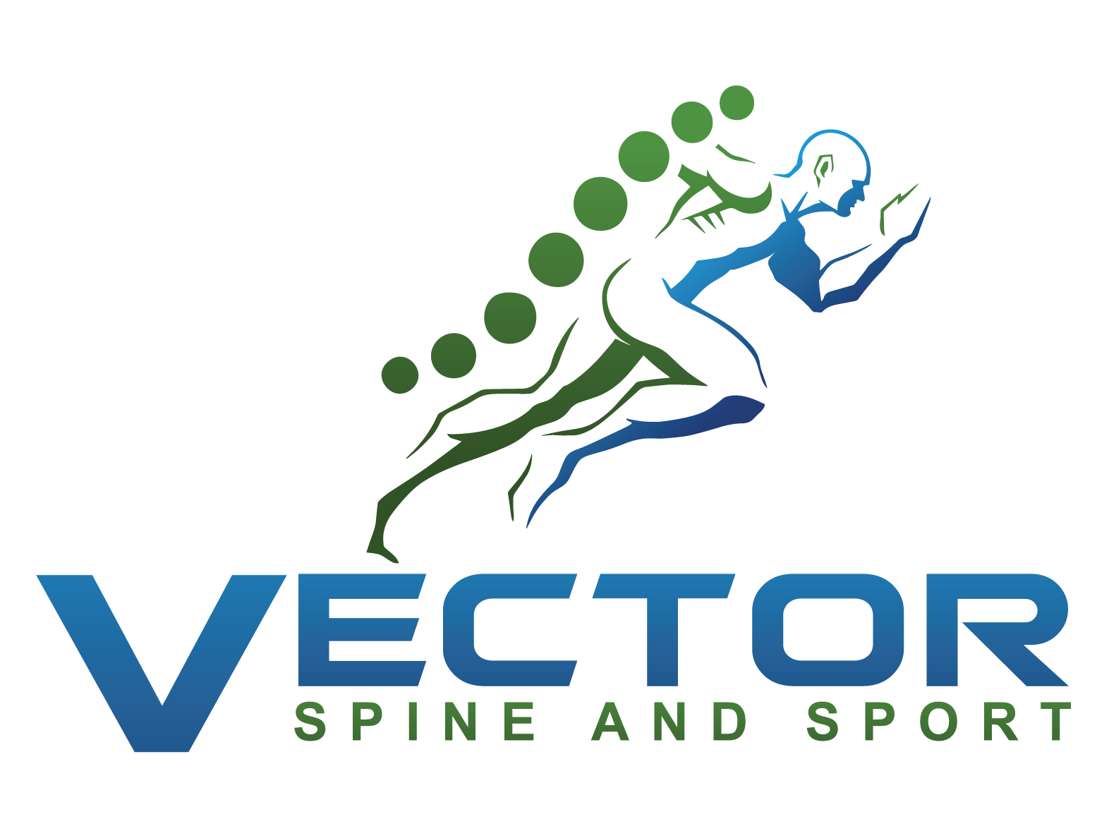 vector spine and sport logo